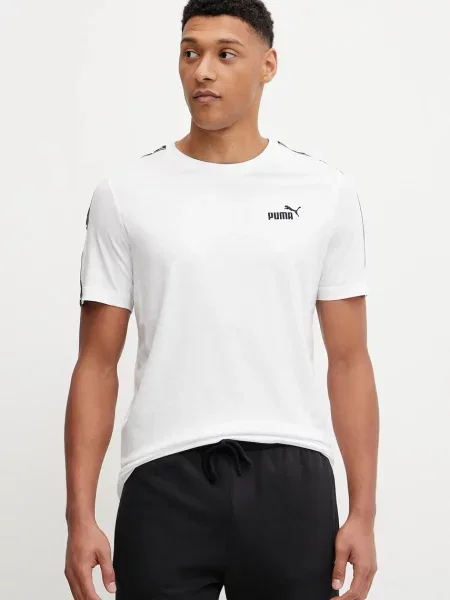 Тениска Puma с апликация бяло