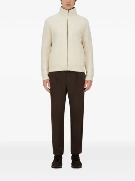 Cardigan Herno de lână alb