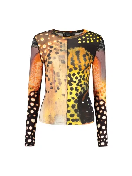 Top Desigual pomarańczowy
