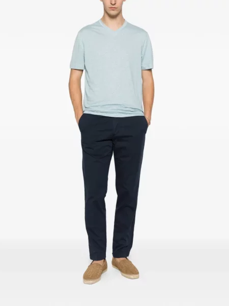 Pantaloni chino Karl Lagerfeld albastru