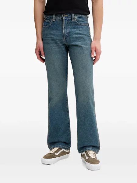 Blugi drepți Dickies albastru