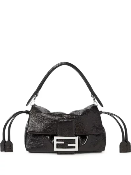 Geantă tip baghetă Fendi din piele negru