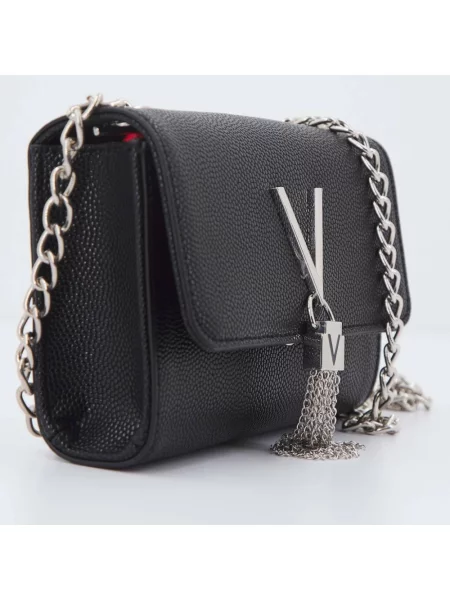 Torebka crossbody Valentino ze skóry ekologicznej czarna