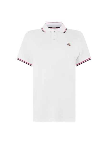 Koszulka polo Moncler biała