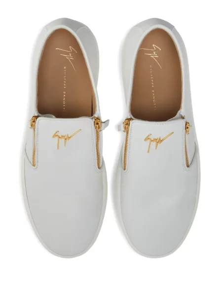 Sneakerși Giuseppe Zanotti din piele alb