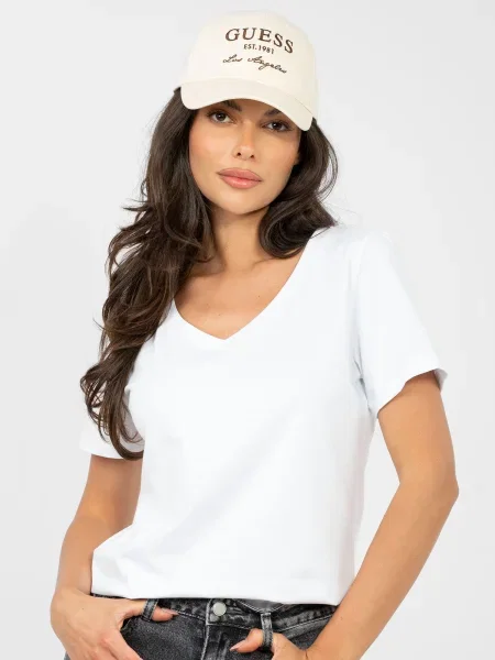 Tricou Rue Paris scurt alb
