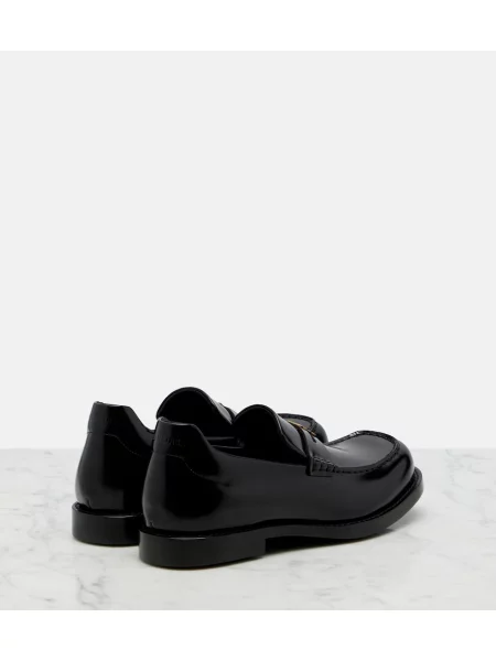 Pantofi loafer Balenciaga din piele negru