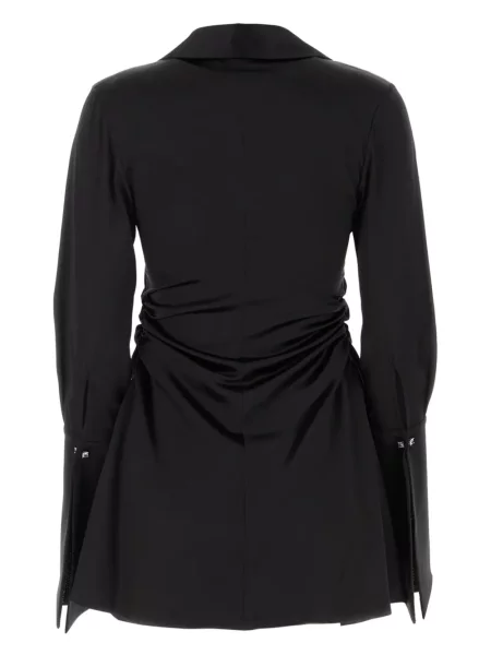 Rochie mini Verguenza drapată de costum negru