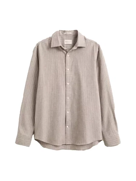 Gant Koszula Flanelowa O Kroju Regular Fit braun brązowa