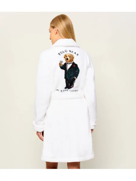 POLO RALPH LAUREN Halat | Relaxed fit frotir alb