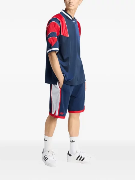Tricou Adidas alergare cu șireturi din dantelă negru