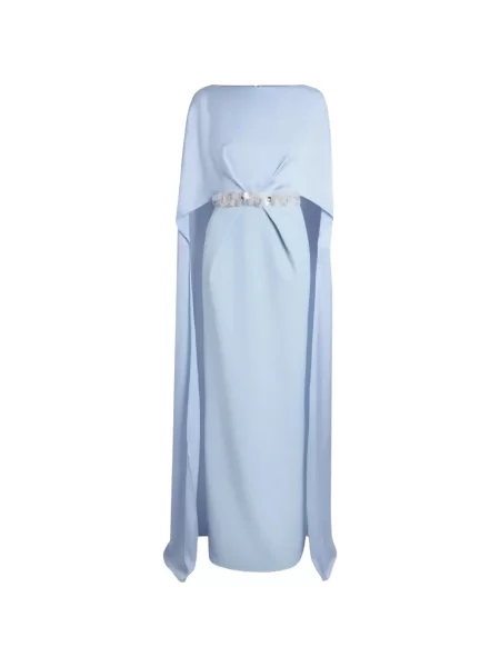Rochie maxi Safiyaa cu paiete albastru