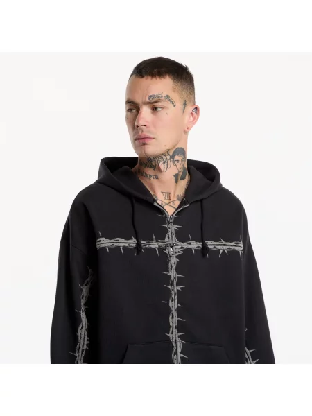 Hanorac cu glugă Vans negru