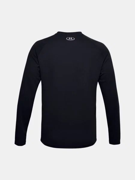 Tricou Under Armour cu guler henley negru