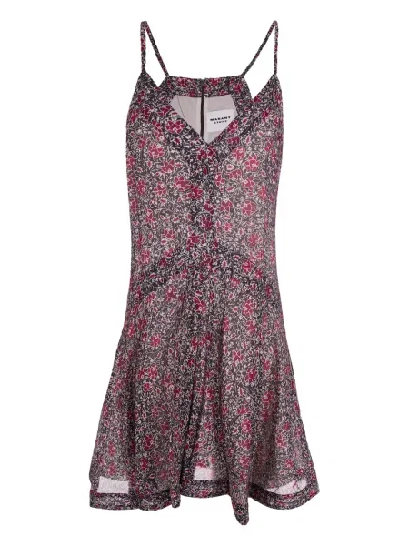 Rochie Marant Etoile cu model floral de costum negru