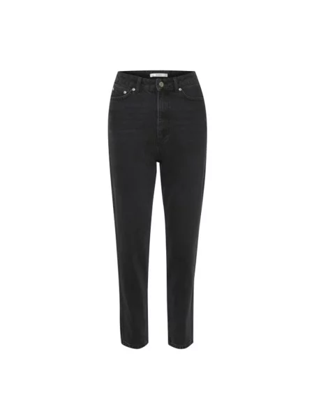 Jeansy Gestuz z wysoką talią czarne
