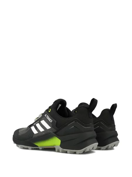 Pruhované trekkingové lněné tenisky Adidas UltraBoost šedé