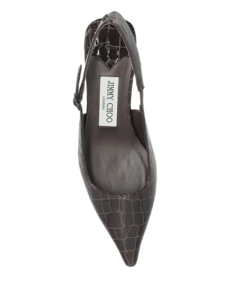 Pantofi cu toc Jimmy Choo maro