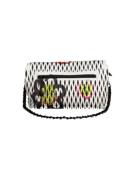 Lniana torebka crossbody Desigual biała