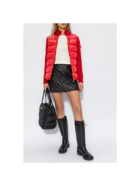 Koszulka Moncler z logo biała
