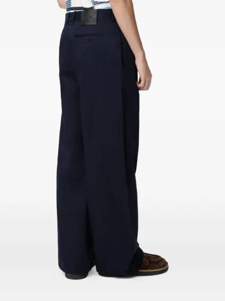 Pantaloni Loewe cu picior lat albastru