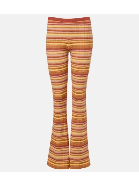 Pantaloni Bananhot cu dungi tricotate
