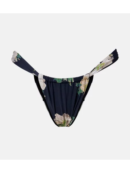 Bikini Montce w kwiatki niebieski