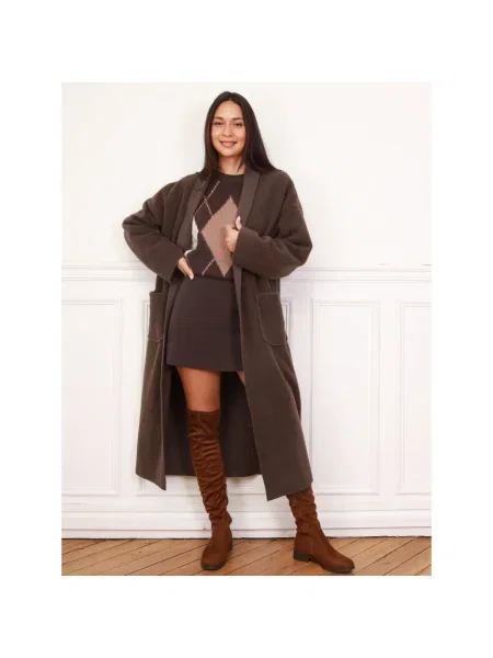 Pulover La Modeuse maro
