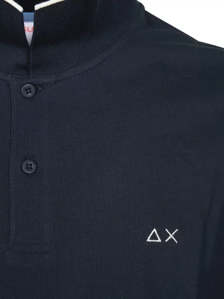 Tricou polo Sun68 albastru