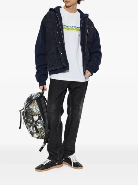 Tricou Dsquared2 cu imagine alb