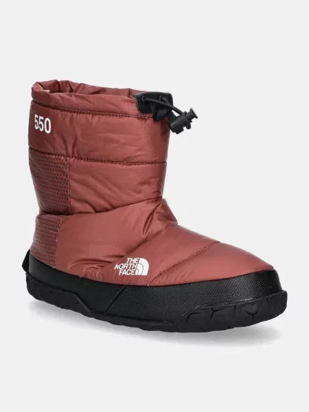 The North Face cizme de iarna Nuptse Apres Bootie portocaliu