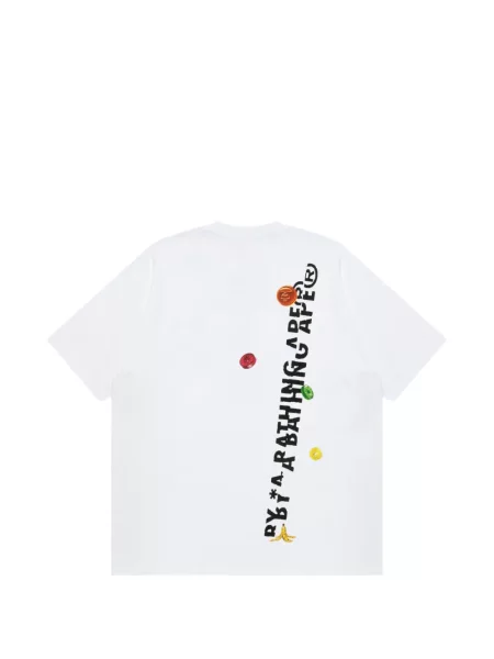 Tricou Aape By A Bathing Ape cu imagine alb