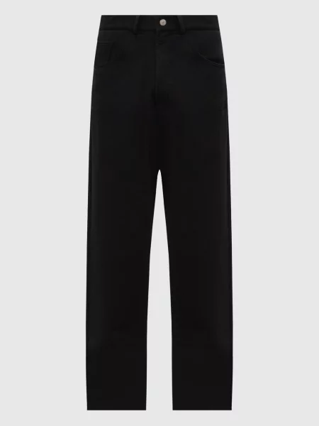 Штани з вишивкою логотипа Maison Margiela Mm6 чорні