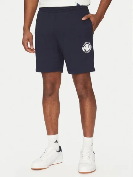 Lacoste Спортни шорти тъмносин