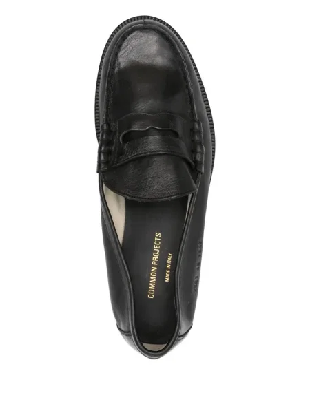 Sneakerși Common Projects din piele negru