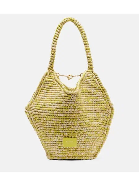 Geantă shopper Khaite galben
