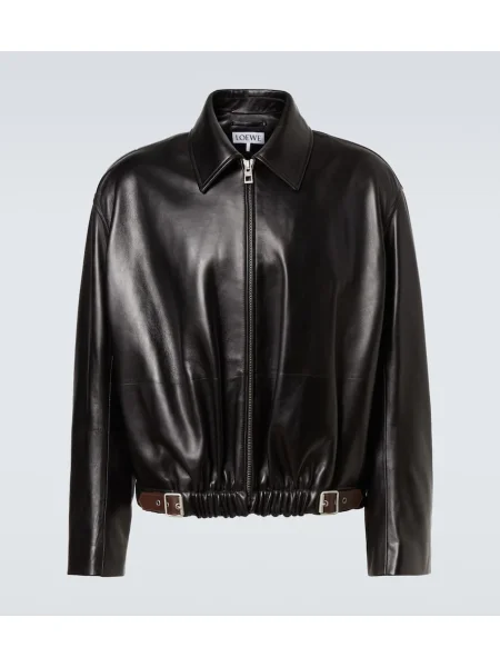 Geanta de piele Loewe negru