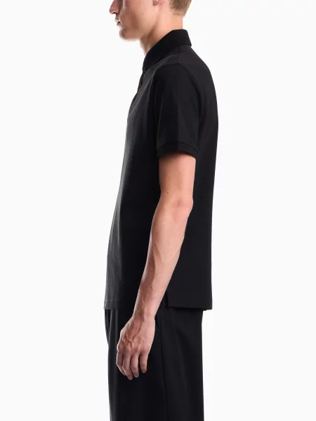 Поло Emporio Armani черное
