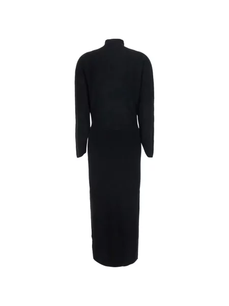 Rochie maxi Semicouture tricotate negru