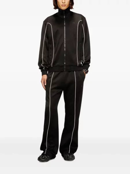 Pantaloni Diesel cu dungi negru