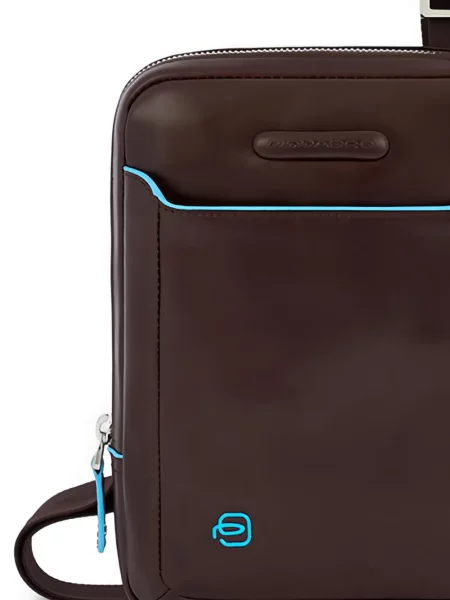Bőr laptoptáska Piquadro barna