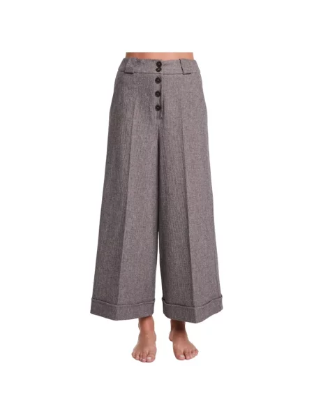 Spodnie Alessia Santi eleganckie szare