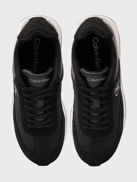 Кросівки Calvin Klein Jeans ретро чорні
