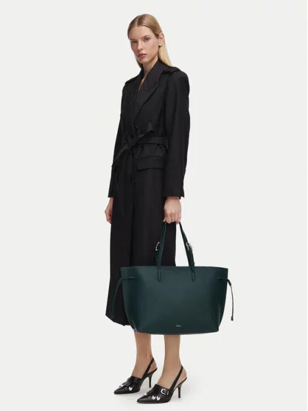 Kabelka Furla Ava L CN Tmavo zelená