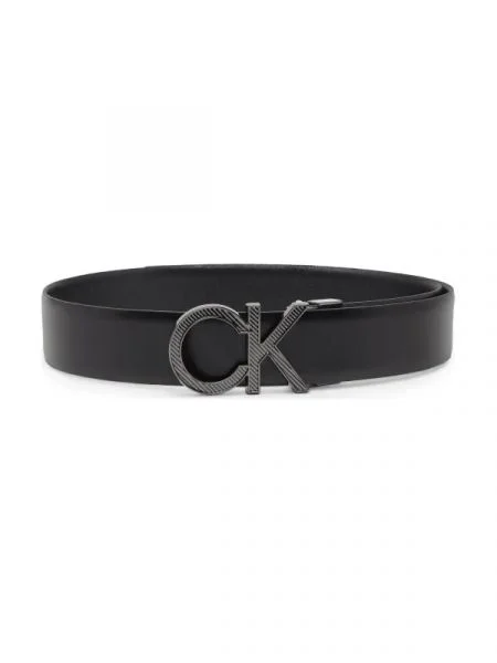 Calvin Klein De piele ADJ/REV CK METAL DIAGONAL negru