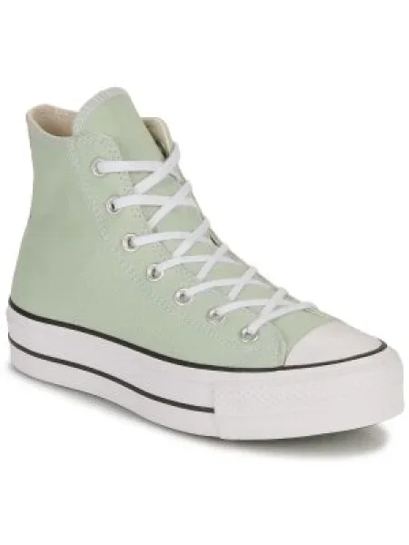 Tenisky Converse Chuck Taylor All Star na platforme zelená