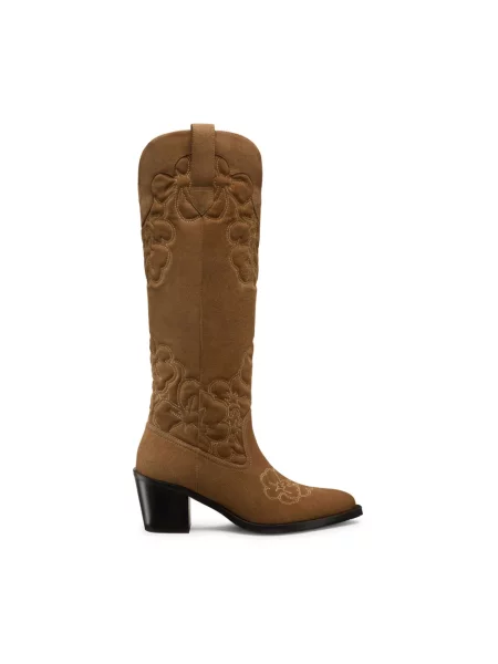 Botki Stuart Weitzman brązowe