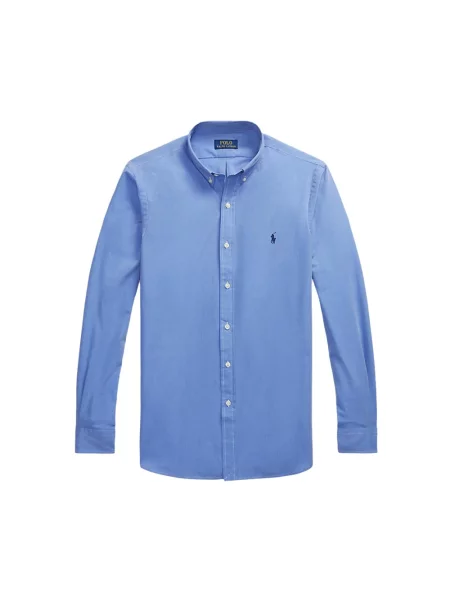 Koszula Polo Ralph Lauren ze stretchu niebieska