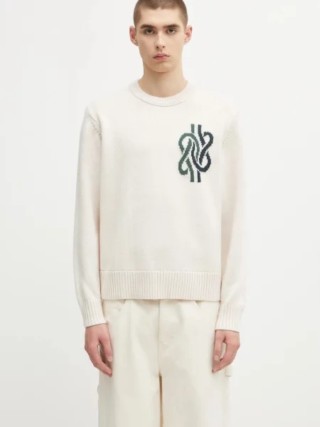 Filling Pieces Knit Sweater Knot pulover cu lână bărbați