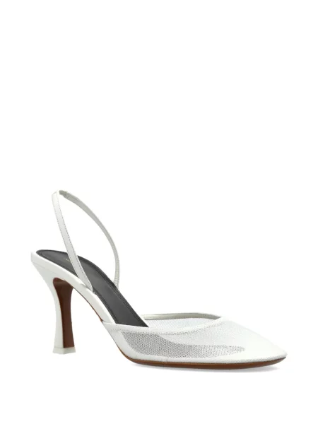 Pantofi cu toc Neous slingback alb